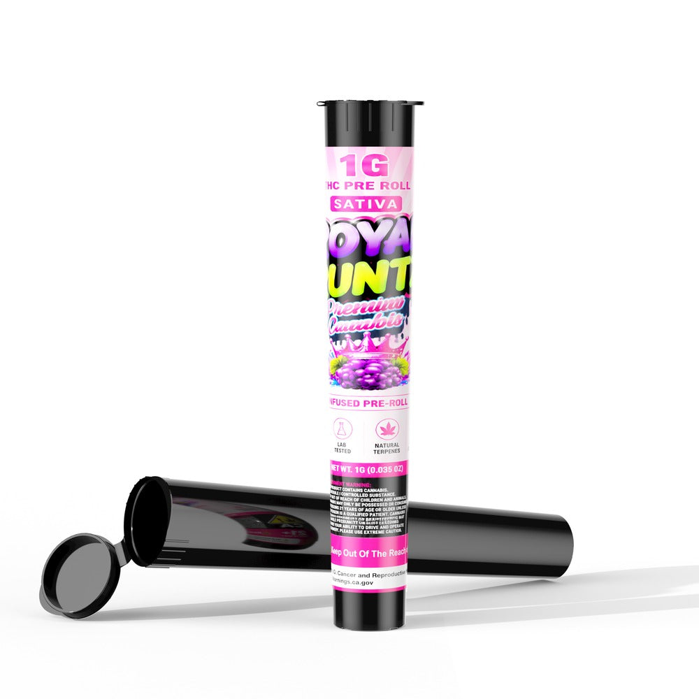1g pre roll packaging multible colors available pop top jar